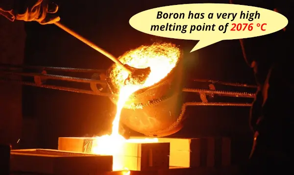 boron melting point