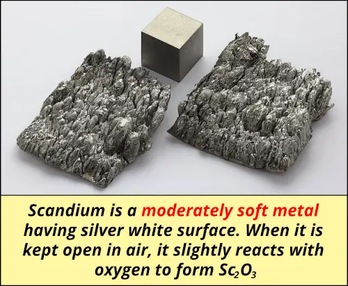 is Scandium a metal Nonmetal or Metalloid