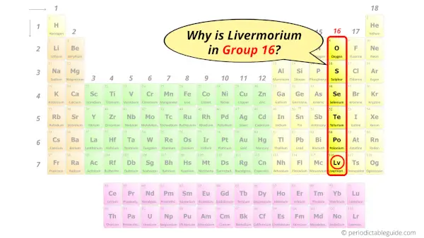 Why is Livermorium in Group 16